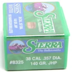 Sierra .357 / 38 140 Grain Jacketed Hollow Point (100 Ct.)