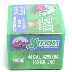 Sierra .4295 / 44 180 Grain Jacketed Hollow Cavity (100 Ct.)
