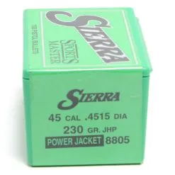 Sierra .4515 / 45 230 Grain Jacketed Hollow Point (100 Ct.)