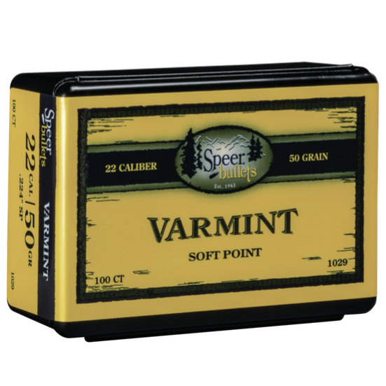 Speer .224 / 22 50 Grain Spitzer (100 Ct.)