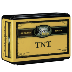 Speer .224 / 22 55 Grain Hollow Point TNT (100 Ct.)