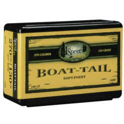 Speer .277 / 270 130 Grain Boat Tail Soft Point (100 Ct.)