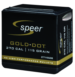 Speer .277 / 270 115 Gr Gold Dot Soft Point (50 Ct.)