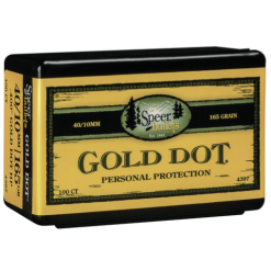Speer .400 / 40-10mm 165 Grain Gold Dot Hollow Point (100 Ct.)