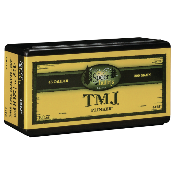 Speer .451 / 45 200 Grain Total Metal Jacket Match (100 Ct.)