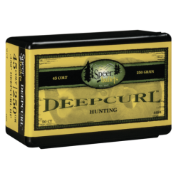 Speer .452 / 50 250 Grain Deep Curl Hollow Point (50 Ct.)