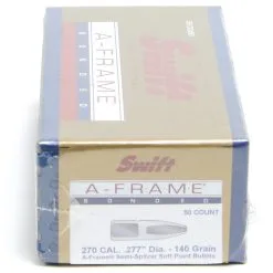 Swift .277 / 270 140 Grain A-Frame Semi-Spitzer (50 Ct.)