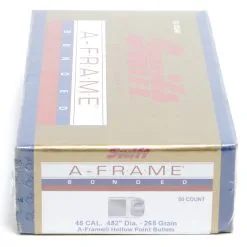Swift .452 / 45 265 Grain A-Frame Hollow Point (50 Ct.)