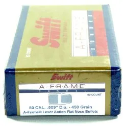 Swift .509 / 50 Alaskan 450 Grain A-Frame Flat Nose (50 Ct.)