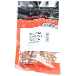 Winchester .356 / 380 95 Grain Full Metal Jacket (100 Ct.)