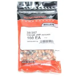 Winchester .357 / 38 110 Grain Jacketed Hollow Point (100 Ct.)