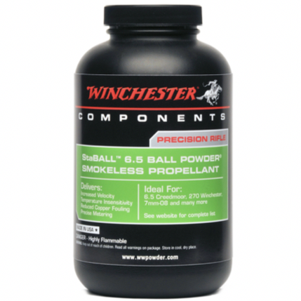 Winchester StaBall 6.5 Smokeless Powder (1 Lb Or 8 Lbs)